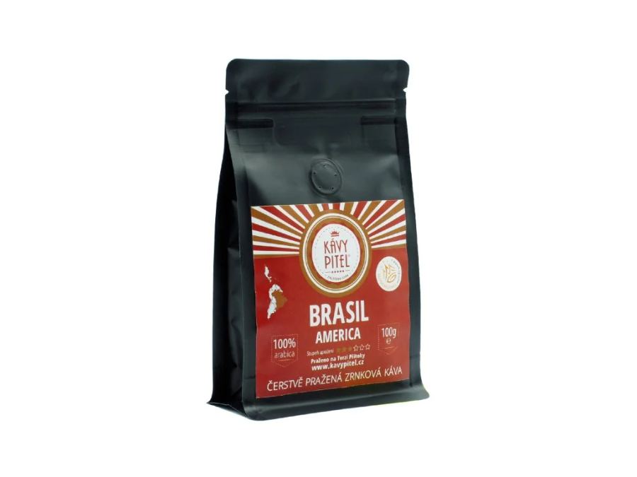 Brasil Kávy pitel - výběrová zrnková káva